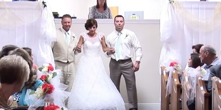 Bride Paralysed in Car Crash Walks down Aisle on Wedding Day