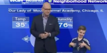 WATCH: This Seven Year Old Gave The Most Enthusiastic Weather Forecast We’ve Ever Seen