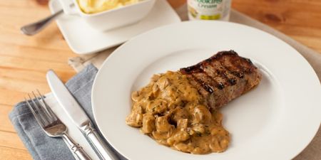Making More with Less – Neven Maguire’s Sirloin Steak With Peppered Whiskey Sauce