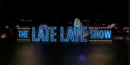 CONFIRMED – Here’s the Line Up for This Week’s Late Late Show