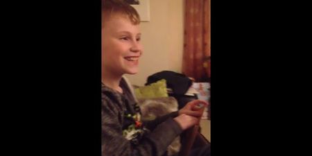 WATCH: 10-Year-Old’s Reaction To The News He is Going To Be A Big Brother