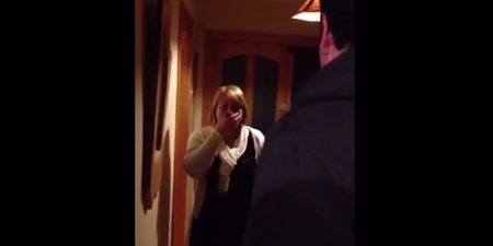 VIDEO: Irish Mother Gets a Shock When Her Son Returns Home For Christmas