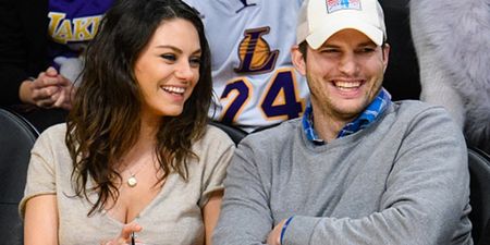 Ashton Kutcher and Mila Kunis share clip of kids in the bath after starting the great bathing debate of 2021
