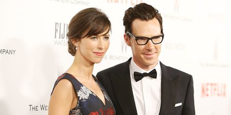 These Photos Of Benedict Cumberbatch And His Fiancée At The Golden Globes Will Melt Your Heart