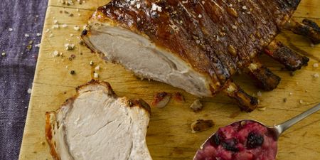 Recipe For Success: Roast Rack of Pork with Smoked Paprika and Sage with Crispy Crackling and Apple Sauce!