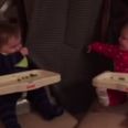 Baby Twins Play Peekaboo With Curtain In the Cutest Video You’ll See Today