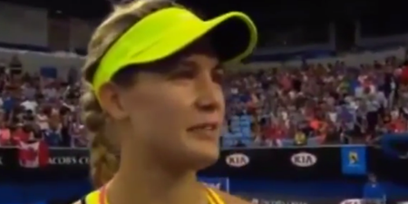 WATCH: Tennis Champ Was Asked To ‘Twirl’ By Presenter After Massive Win