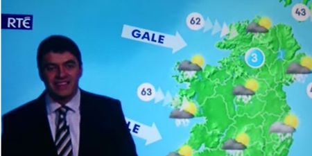 WATCH: Don’t Blame it On The Weatherman… RTÉ Have Hit Blooper Gold Again