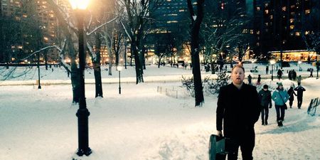 WATCH: Gavin James Braves The Elements To Give Fans A Special Recording Live From NYC