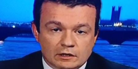 Now You See Him… Minister Alan Kelly Momentarily Disappeared on The News Last Night
