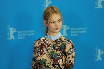 Her Look of the Day – Embellished Mary Katranzou For Lily James