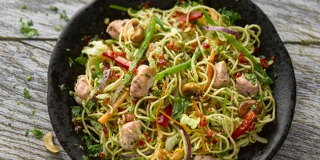 Recipe For Success: Prepare For Your Mouth To Water With This Bacon, Noodle and Crispy Vegetable Salad