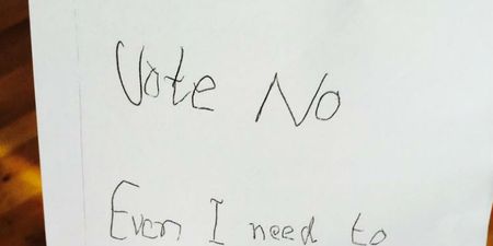 PIC: Dublin Woman Receives Shocking Letter From Child For No Vote Campaign To The Marriage Referendum