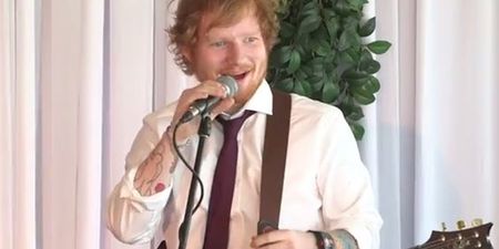 Ed Sheeran Surprises Couple by Crashing Their Wedding and Performing