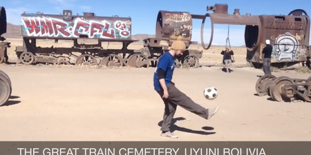 Can I Kick It? Irish Couple Play Keepy-Uppy All Over South America