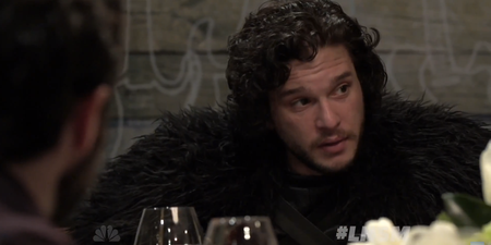 WATCH: Jon Snow is the Worst Dinner Guest Ever