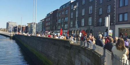 Thousands Attend Anti Water Protest In Dublin