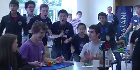 WATCH: Teenager Breaks The World Record After Solving A Rubik’s Cube In Epic Fashion