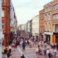 People were very surprised to see a half naked man ironing on Grafton St this morning
