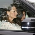Carole And Pippa Middleton Arrive At Kensington Palace To Meet The New Princess