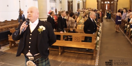 VIDEO: Emotional Irish Groom Sings His Bride Up The Aisle