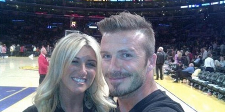 PICTURE: David Beckham Gets Caught Out By His Sister Joanne