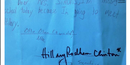 PIC: This 9-Year Old Had The BEST Reason To Miss School Yesterday