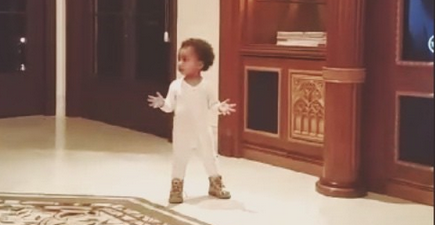 WATCH: North West Dancing To Iggy Azalea’s ‘Black Widow’ Is The Cutest Thing Ever