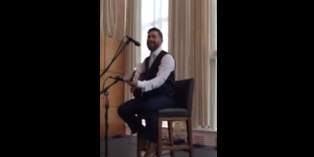 VIDEO: Irish Best Man Pulls Off Epic Speech Through Song
