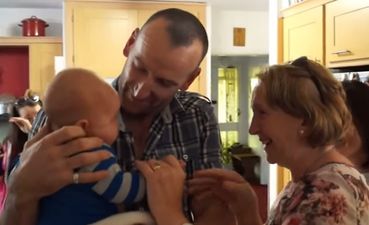 VIDEO: Irish Grandparents Meet Their Grandson For The First Time