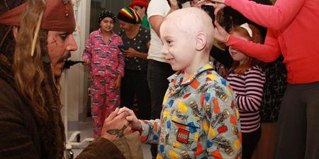 WATCH: The Adorable Moment Johnny Depp Surprised A Children’s Hospital Ward As Captain Jack Sparrow