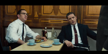 WATCH: Tom Hardy Looks Incredible As Ronnie And Reggie Kray In Full Trailer For ‘Legend’