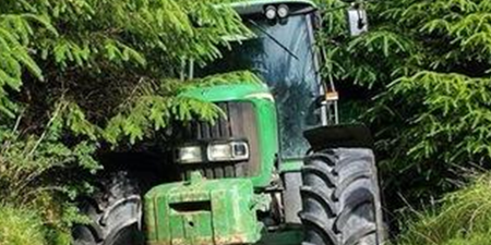 PICTURE: Cork Farmer Has Amazing Response To Thieves Who Left His Beloved Tractor In A Forest