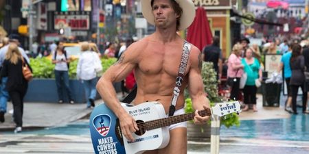 PICTURE: New York’s Famous Naked Cowboy Was Supporting One Irish County At The Weekend