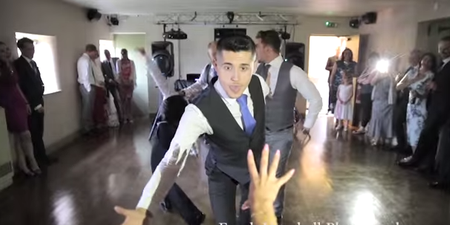 WATCH: Groom’s Friends Have The Ultimate Surprise For One Bride On Her Wedding Day
