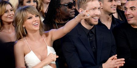 Taylor Swift Gave Calvin Harris A Very Special Message Last Night
