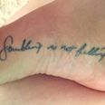 PIC: The Reason Behind This Girl’s Friendship Tattoo Will Break Your Heart