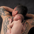 PIC: This Dad Had A Pretty Sudden Surprise During A Photoshoot With His Newborn Son
