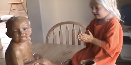 VIDEO: This Little Girl Decided to Give Her Brother a Makeover