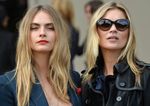 Cara Delevingne And Kate Moss Pose For Steamy Snaps