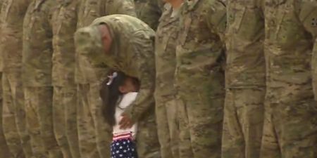 VIDEO: This Little Girl Can’t Wait To Hug Her Soldier Dad