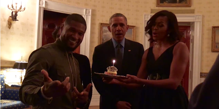 WATCH: Legends – The Obamas Sang Happy Birthday To Usher In Brilliant Fashion