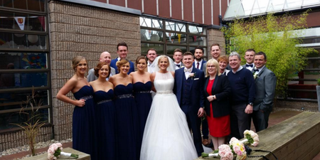 “I Couldn’t Help But Think David Wasn’t Going To Be There” – The Special Reason One Bride Went Back To School On Her Wedding Day