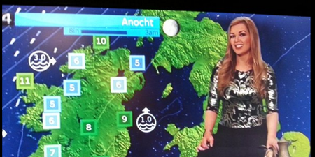 Did Anyone Else Spot This On The TG4 Weather Forecast This Evening?!
