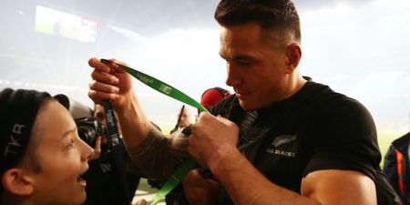 WATCH: Footage Of Sonny Bill Williams Rescuing A 14-Year-Old Fan From Security And Giving Him His Medal