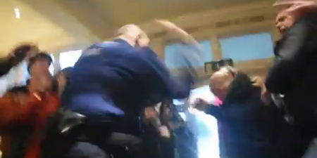 VIDEO: Shocking Footage Shows Garda Striking An Elderly Man With a Baton In Gorey