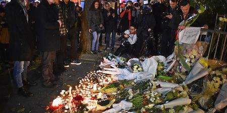 U2 Lay Wreaths In Tribute To The Victims Of The Paris Terror Attacks