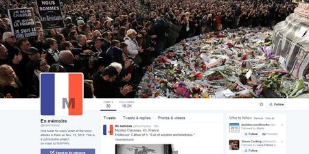 This Twitter Account Is Remembering Each Paris Attack Victim With A Tweet, Memory And Photo
