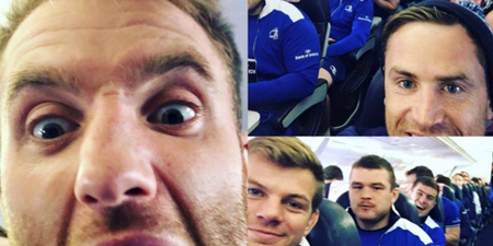 VIDEO: The Leinster Rugby Team Are Having The Absolute Craic On Their Flight To The UK