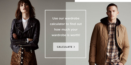 Uh Oh… River Island’s New ‘Wardrobe Calculator’ Has Shown Us EXACTLY How Much We Spend On Clothes